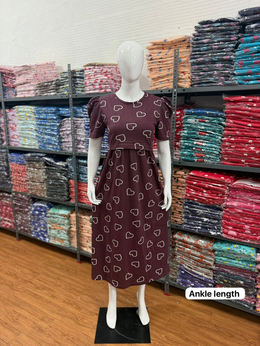 Zipless maternity and feeding wear - ankle length br hl