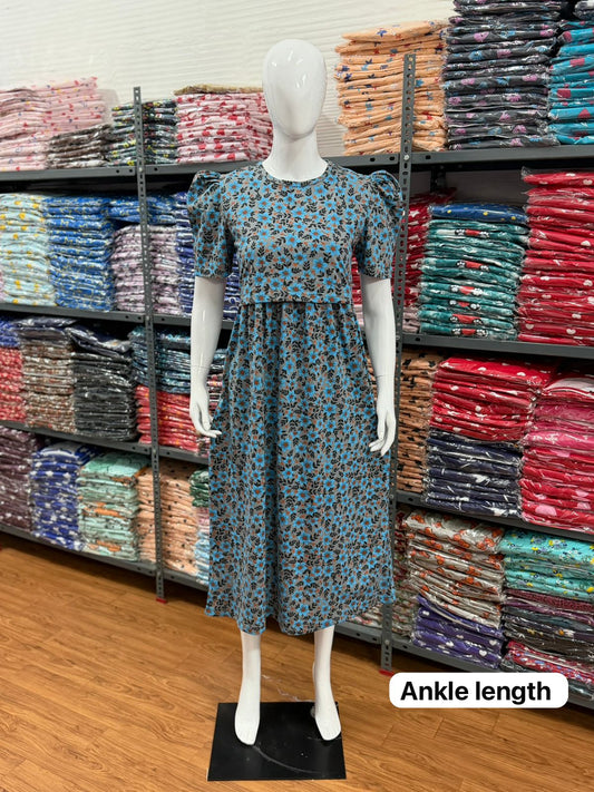 Zipless maternity and feeding wear - ankle length bg mf