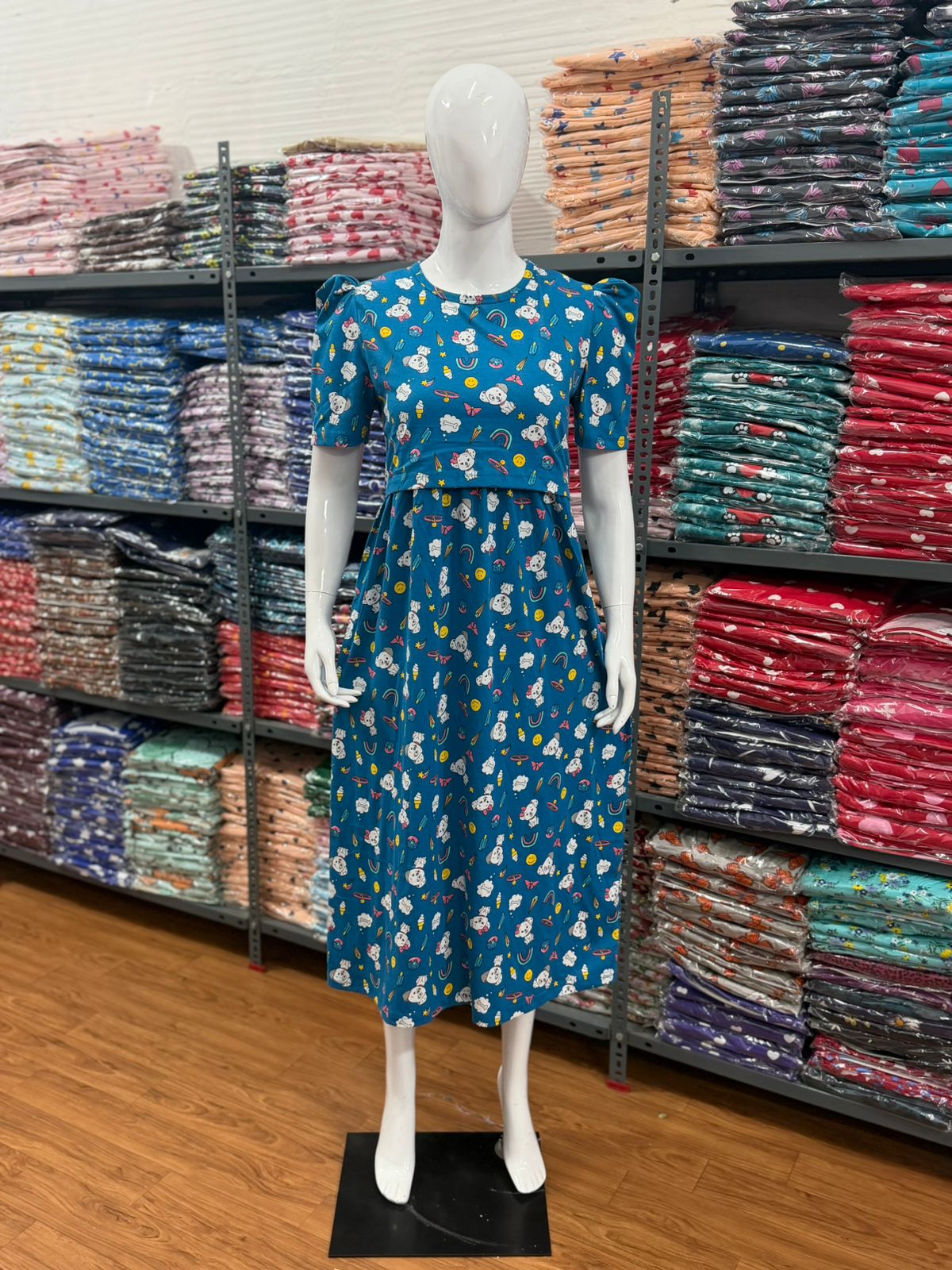 Zipless maternity and feeding wear - ankle length dog