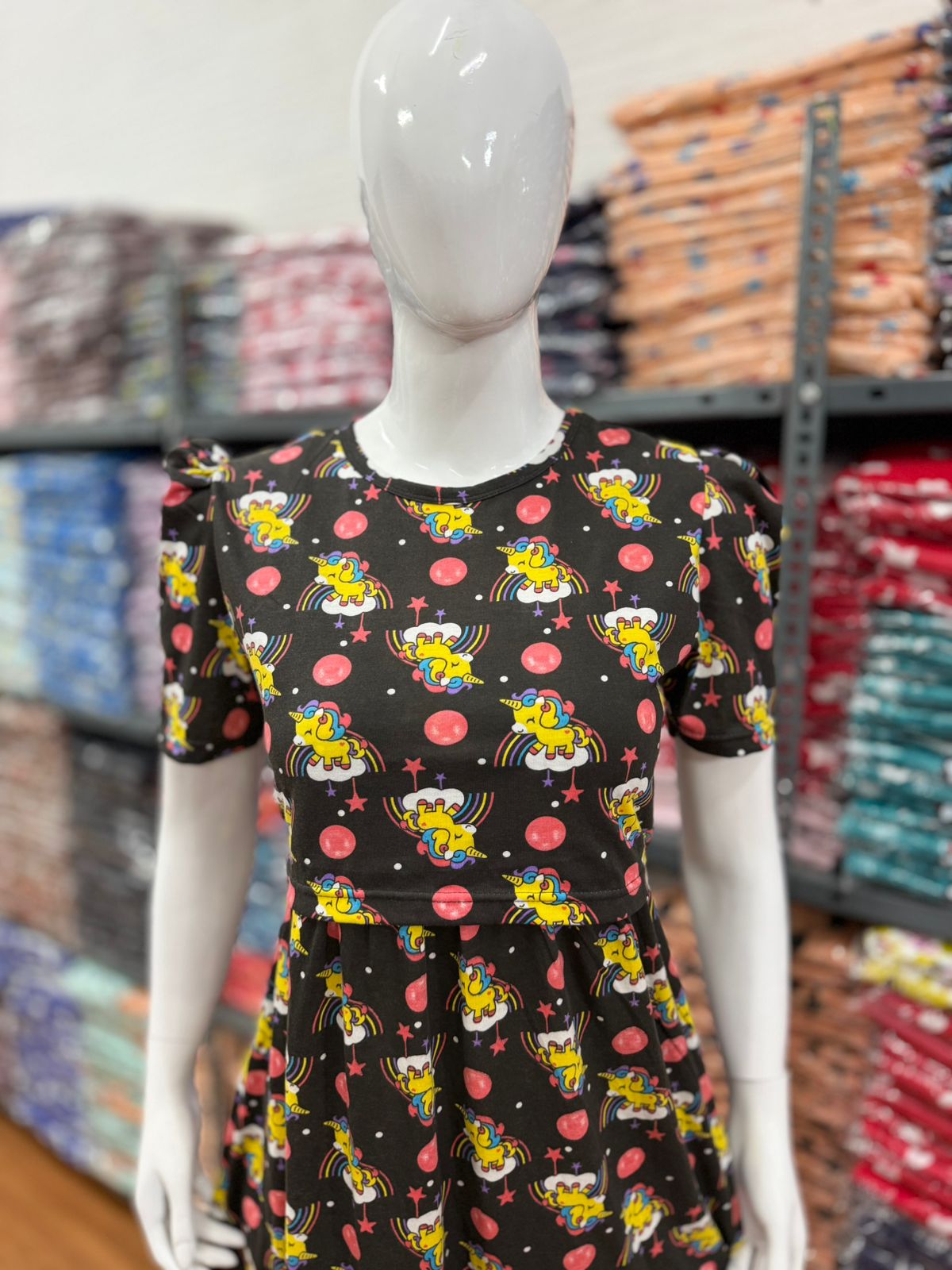 Zipless maternity and feeding wear - ankle length unicorn