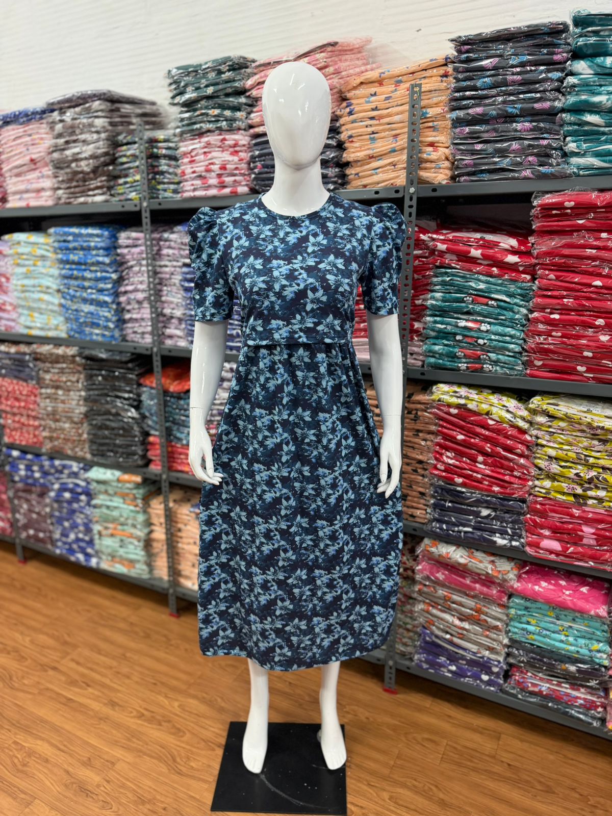 Zipless maternity and feeding wear - ankle length shad