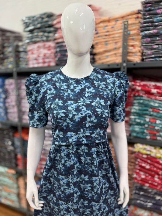 Zipless maternity and feeding wear - ankle length shad