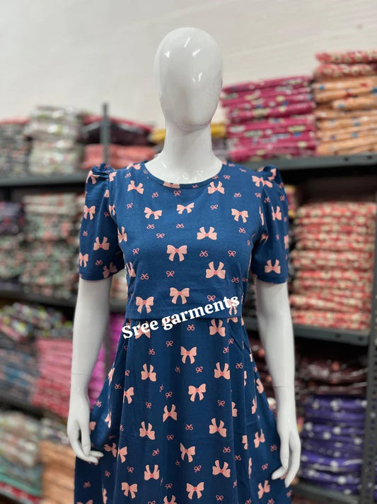 Zipless maternity and feeding wear - ankle length rib