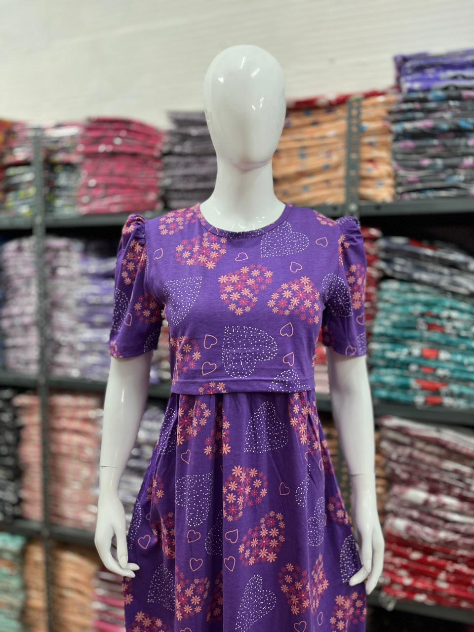 Zipless maternity and feeding wear - ankle length