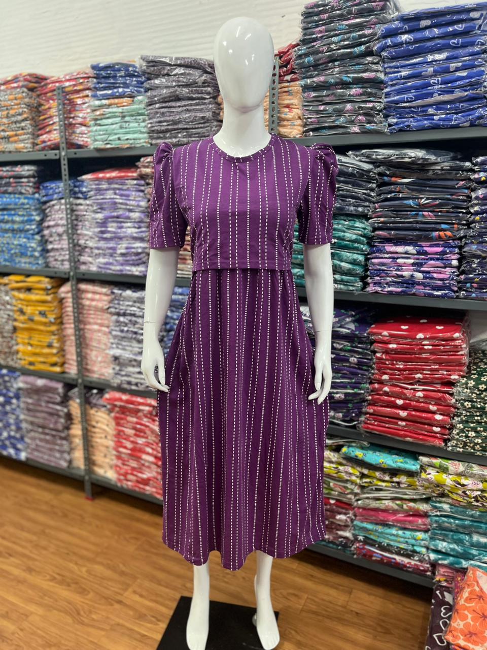 Zipless maternity and feeding wear - ankle length LD