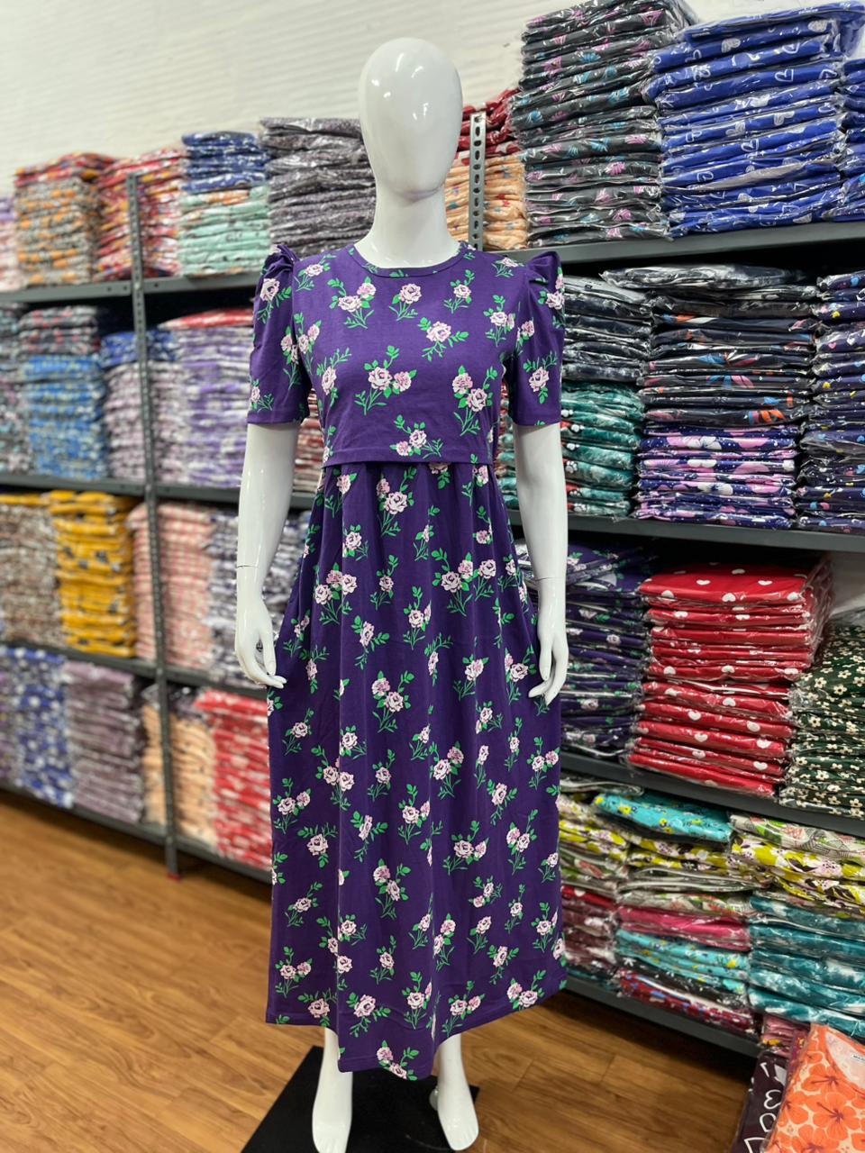 Zipless maternity and feeding wear - Full Length f