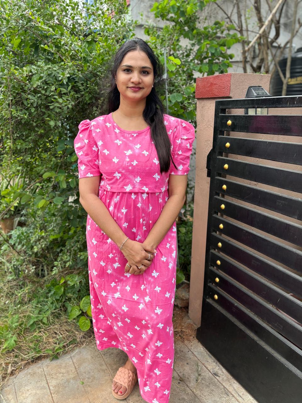 Zipless maternity and feeding wear - Full Length butterfly 🦋