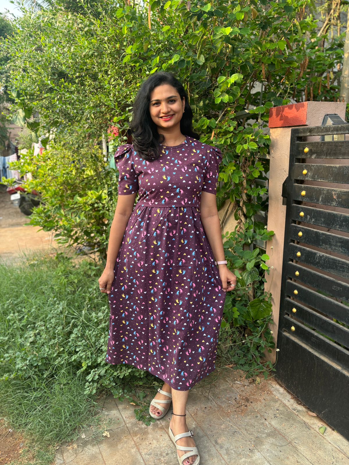 Zipless maternity and feeding wear - ankle length pa br