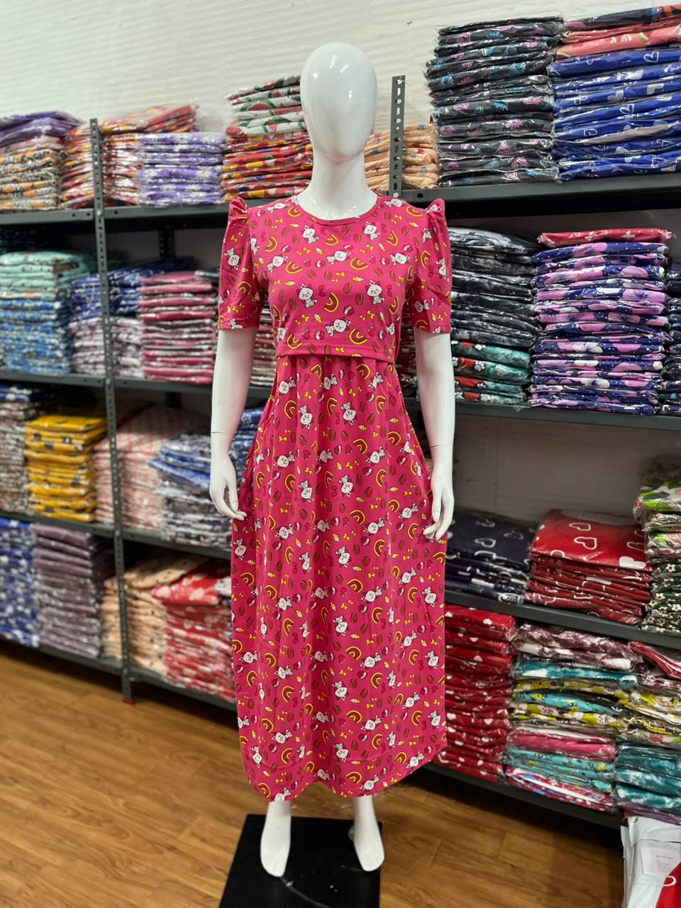 Zipless maternity and feeding wear - Full Length cat