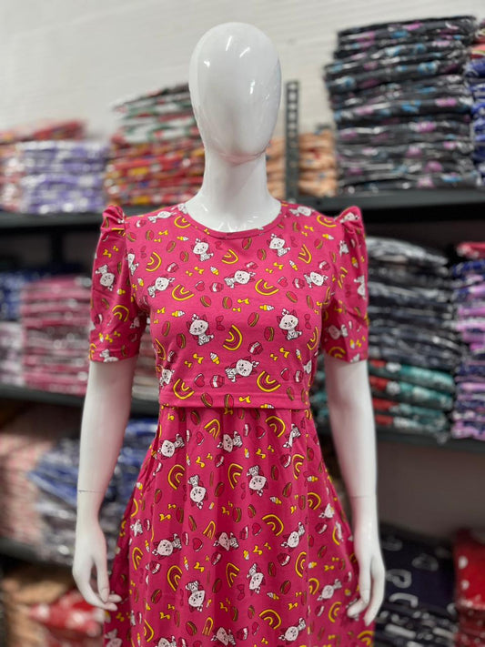 Zipless maternity and feeding wear - Full Length cat