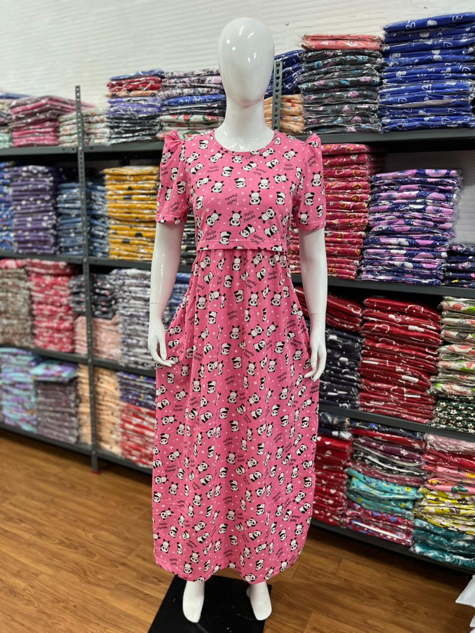 Zipless maternity and feeding wear - Full Length lyte panda