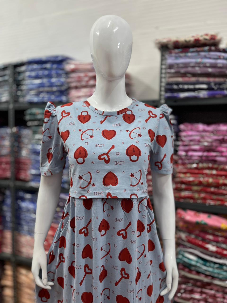 Zipless maternity and feeding wear - Full Length lock