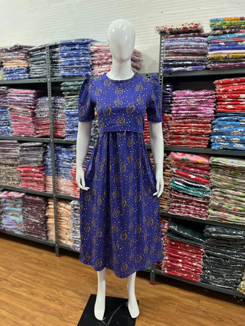 Zipless maternity and feeding wear - ankle length mom d