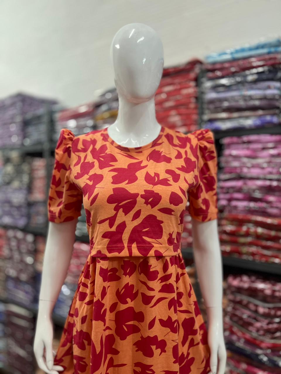 Zipless maternity and feeding wear - ankle length