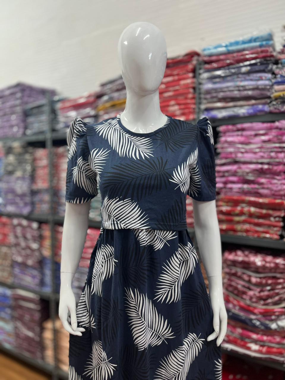 Zipless maternity and feeding wear - ankle length