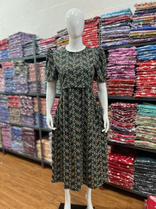 Zipless maternity and feeding wear - ankle length )))