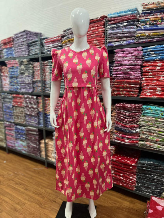 Zipless maternity and feeding wear - Full Length 🍦