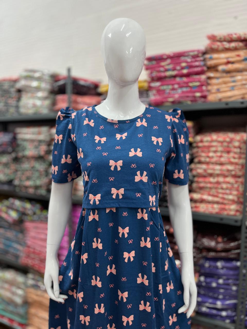 Zipless maternity and feeding wear - ankle length