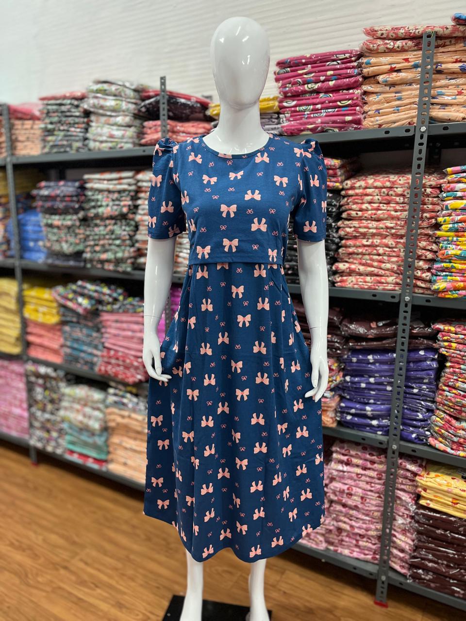 Zipless maternity and feeding wear - ankle length