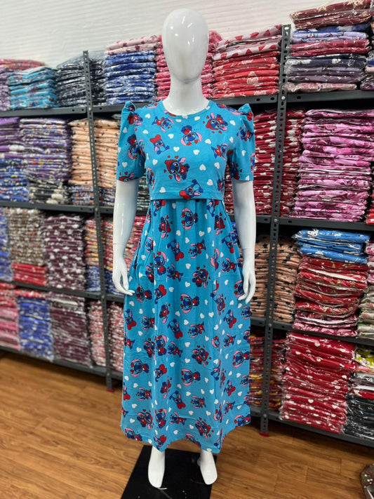 Zipless maternity and feeding wear - Full Length rob