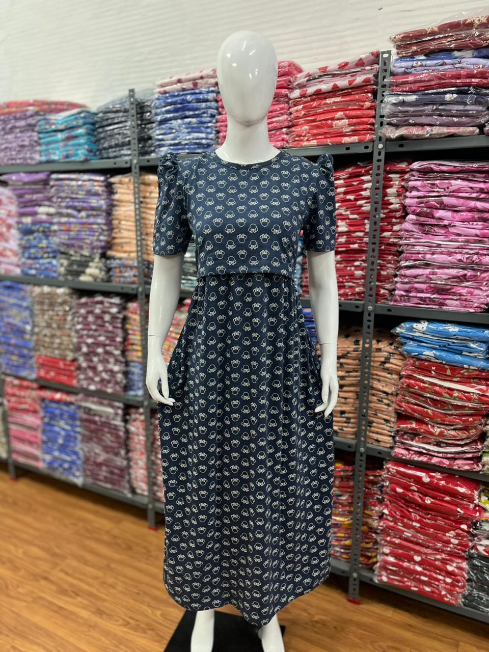 Zipless maternity and feeding wear - Full Length mic