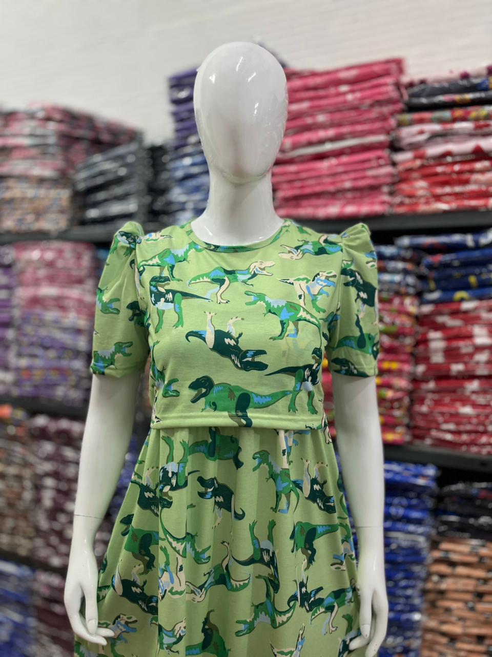 Zipless maternity and feeding wear - ankle length 🦖
