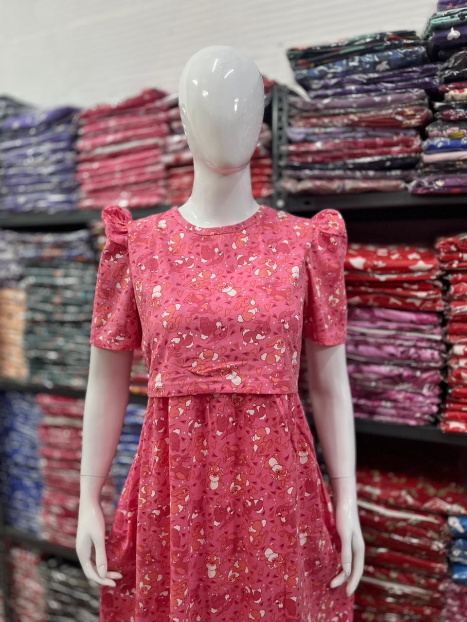 Zipless maternity and feeding wear - ankle length