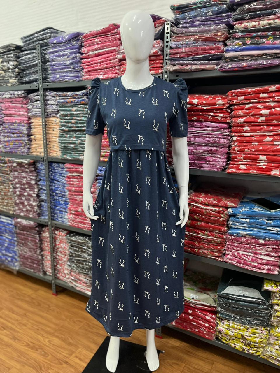 Zipless maternity and feeding wear - Full Length