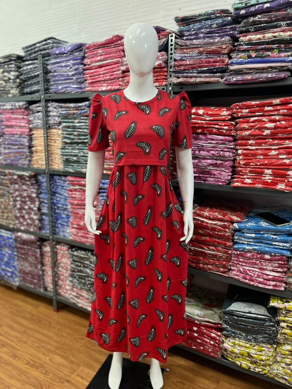 Zipless maternity and feeding wear - Full Length