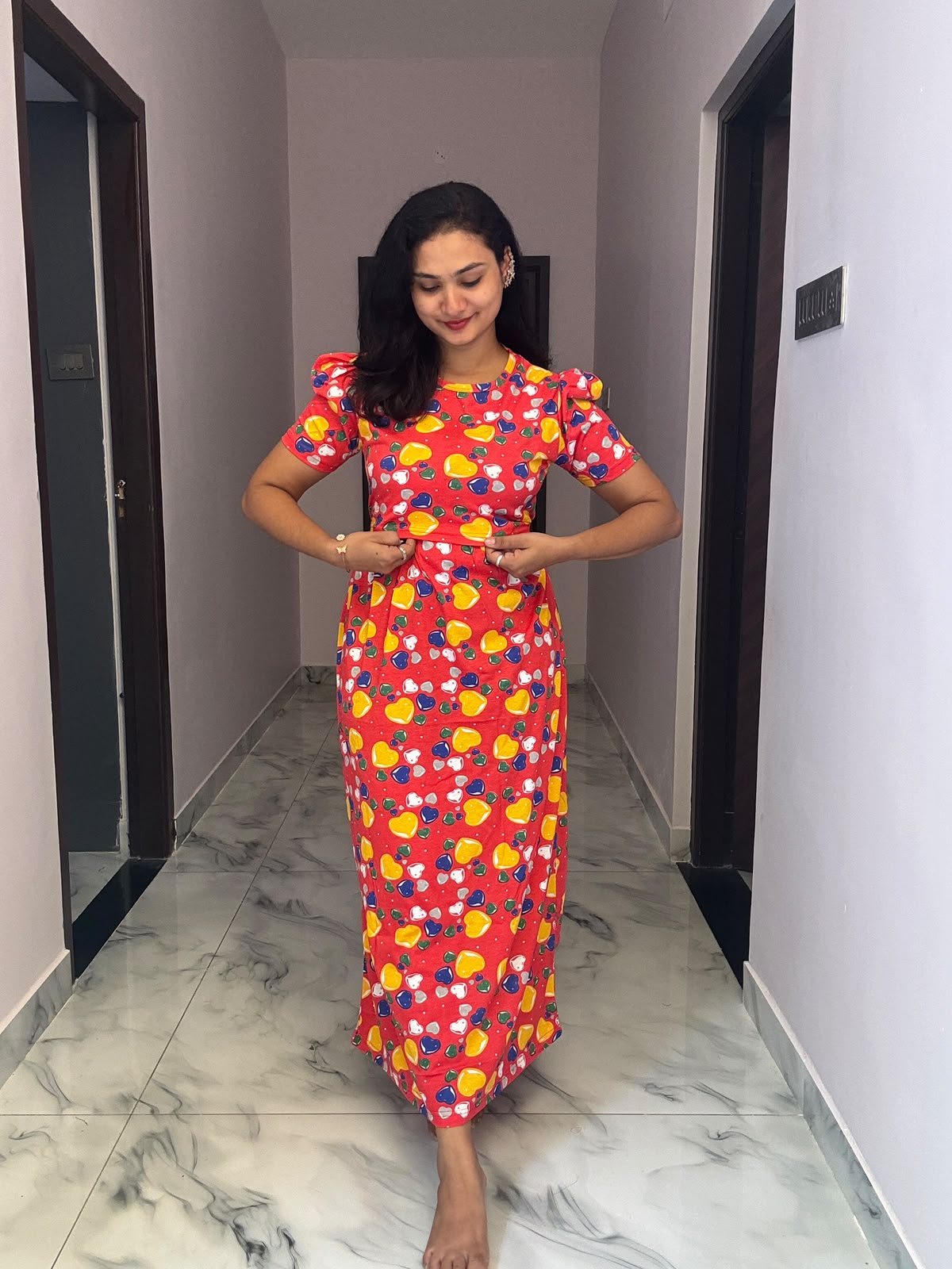 Zipless maternity and feeding wear - Full Length