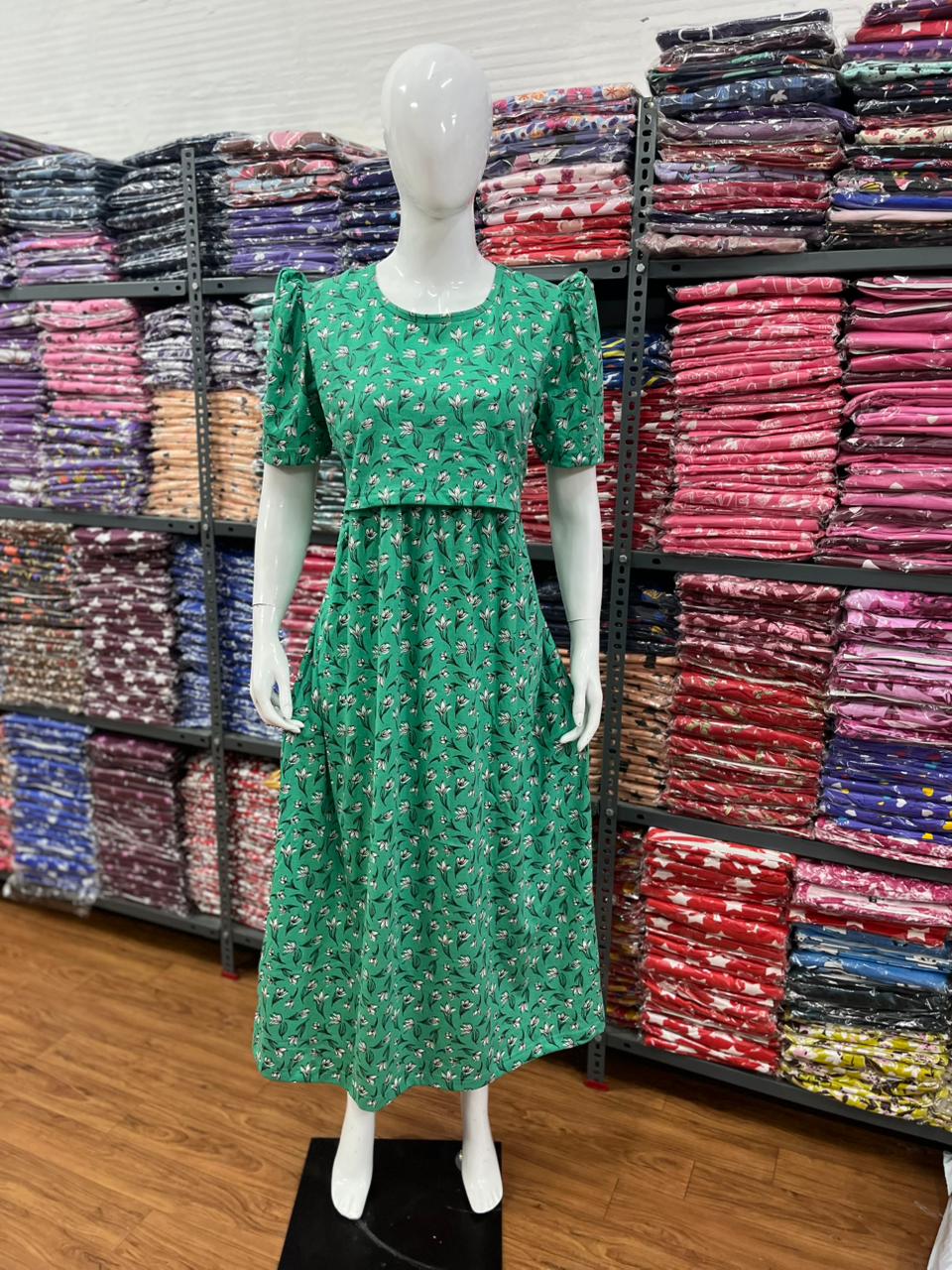 Zipless maternity and feeding wear - Full Length