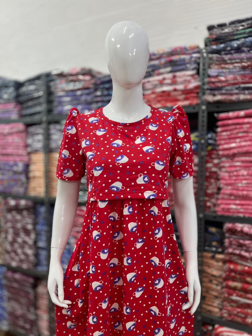 Zipless maternity and feeding wear - Full Length