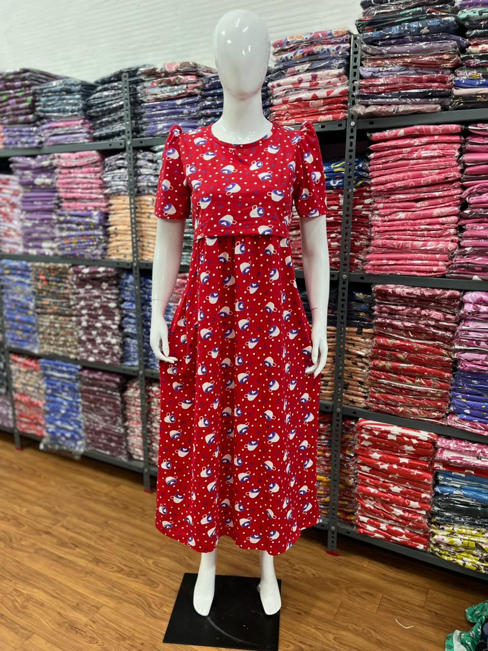 Zipless maternity and feeding wear - Full Length