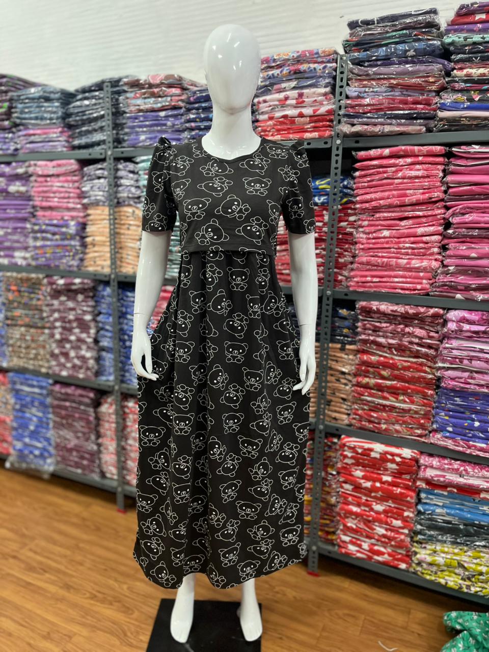 Zipless maternity and feeding wear - Full Length