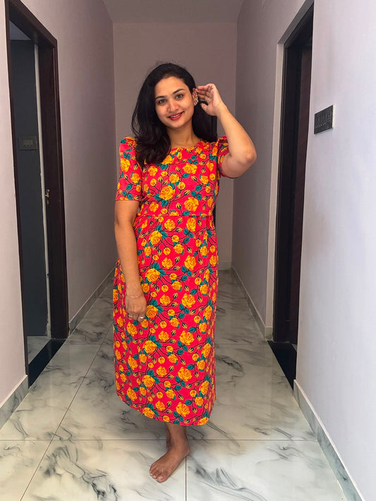 Zipless maternity and feeding wear - ankle length