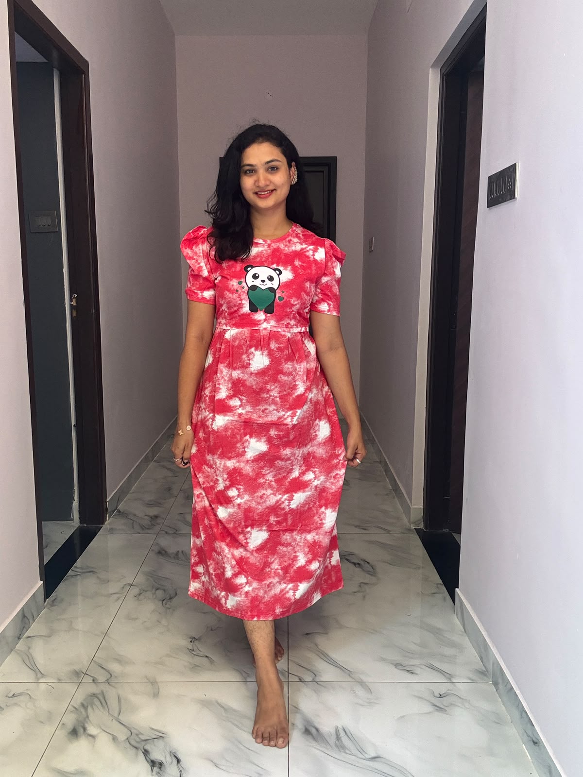 Zipless maternity and feeding wear - ankle length