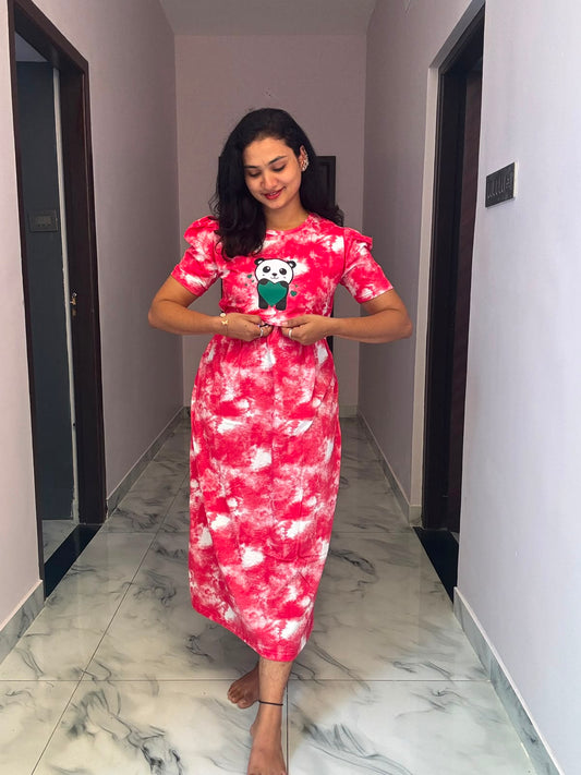Zipless maternity and feeding wear - ankle length