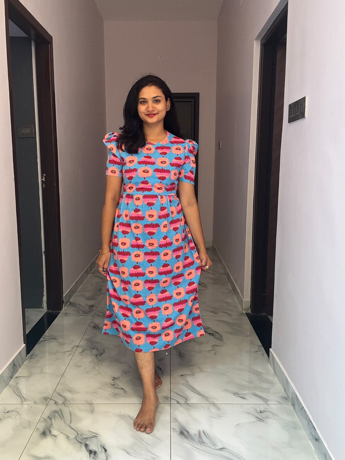 Zipless maternity and feeding wear - ankle length