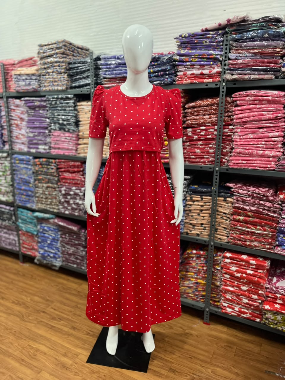 Zipless maternity and feeding wear - Full Length dot