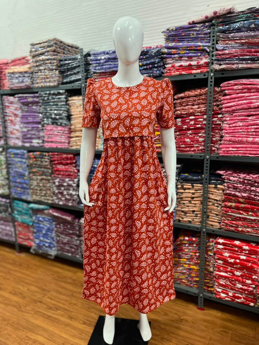 Zipless maternity and feeding wear - Full Length 🍁