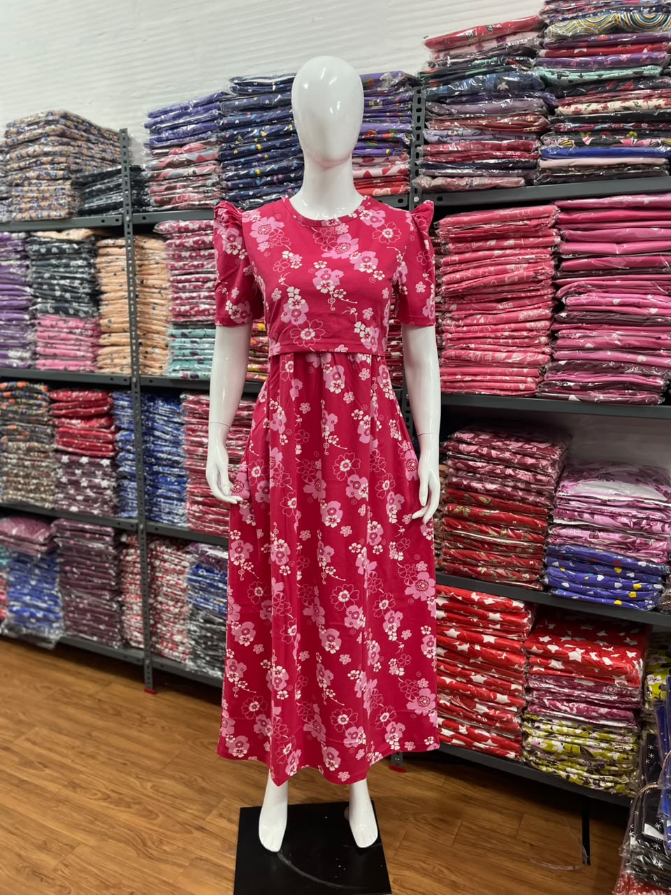 Zipless maternity and feeding wear - Full Length rose 🌹