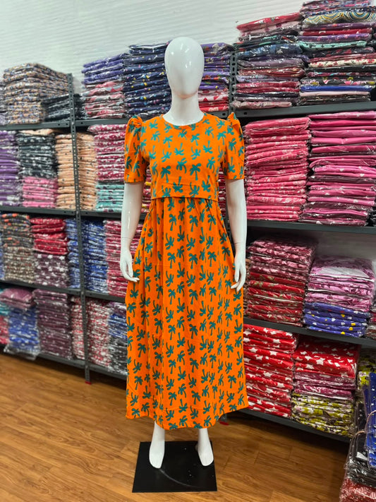 Zipless maternity and feeding wear - Full Length