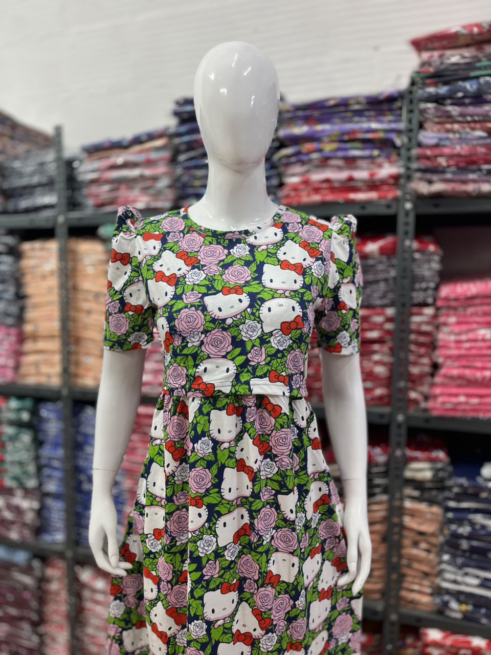 Zipless maternity and feeding wear - Full Length w kitty
