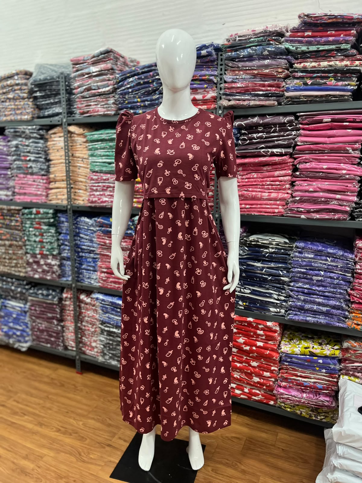 Zipless maternity and feeding wear - Full Length