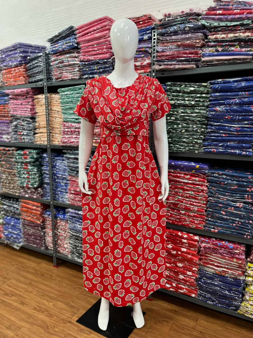 Shawl Type Zipless Maternity Wear Full Length
