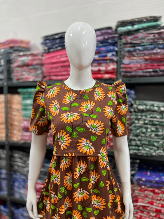 Zipless maternity and feeding wear - Full Length 🌼 flower