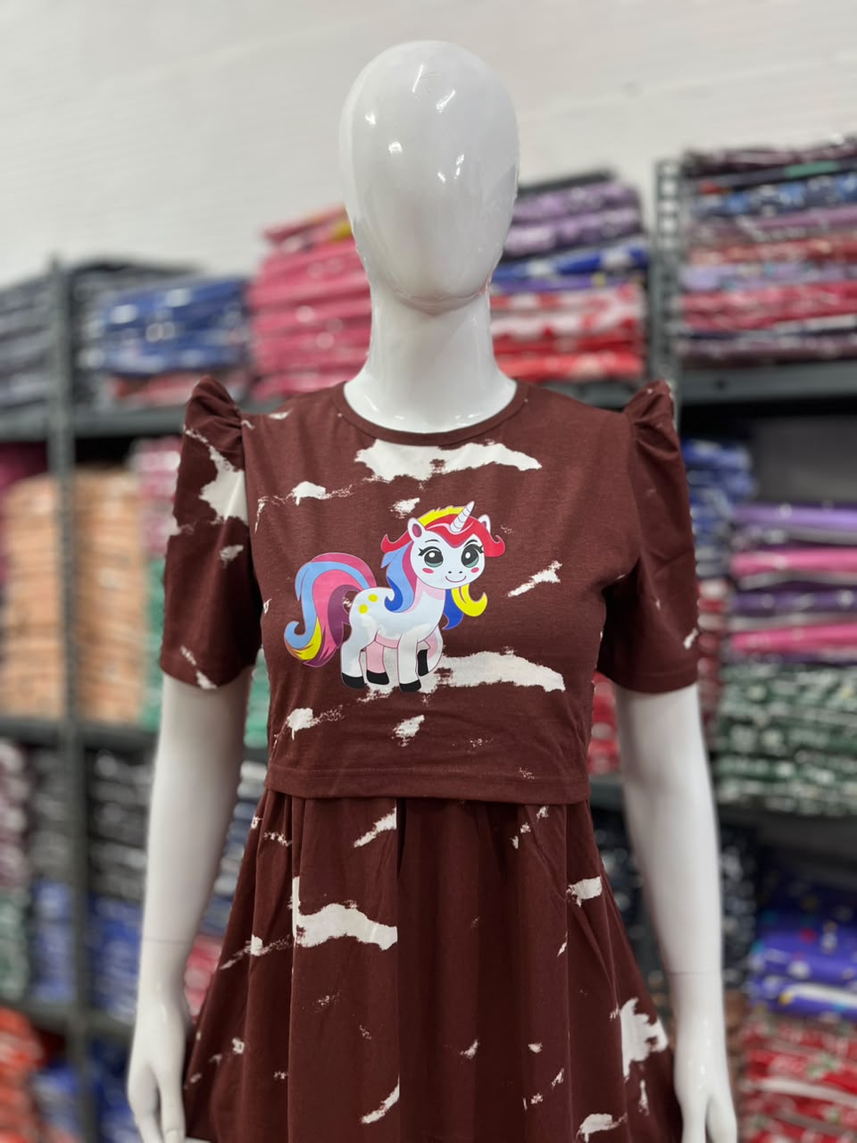 Zipless maternity and feeding wear - Full Length print