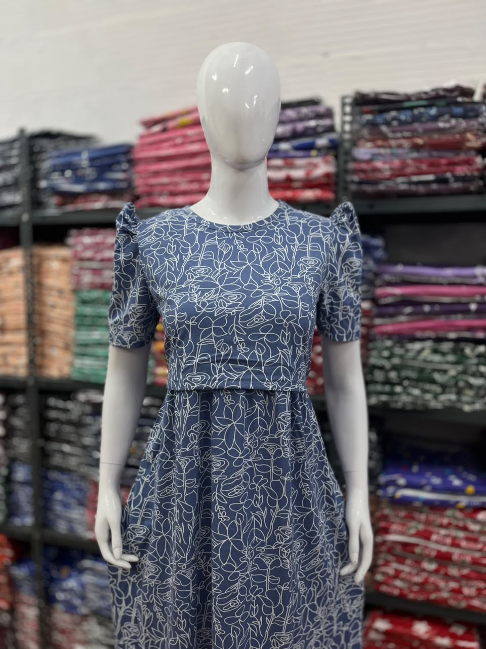 Zipless maternity and feeding wear - ankle length w li