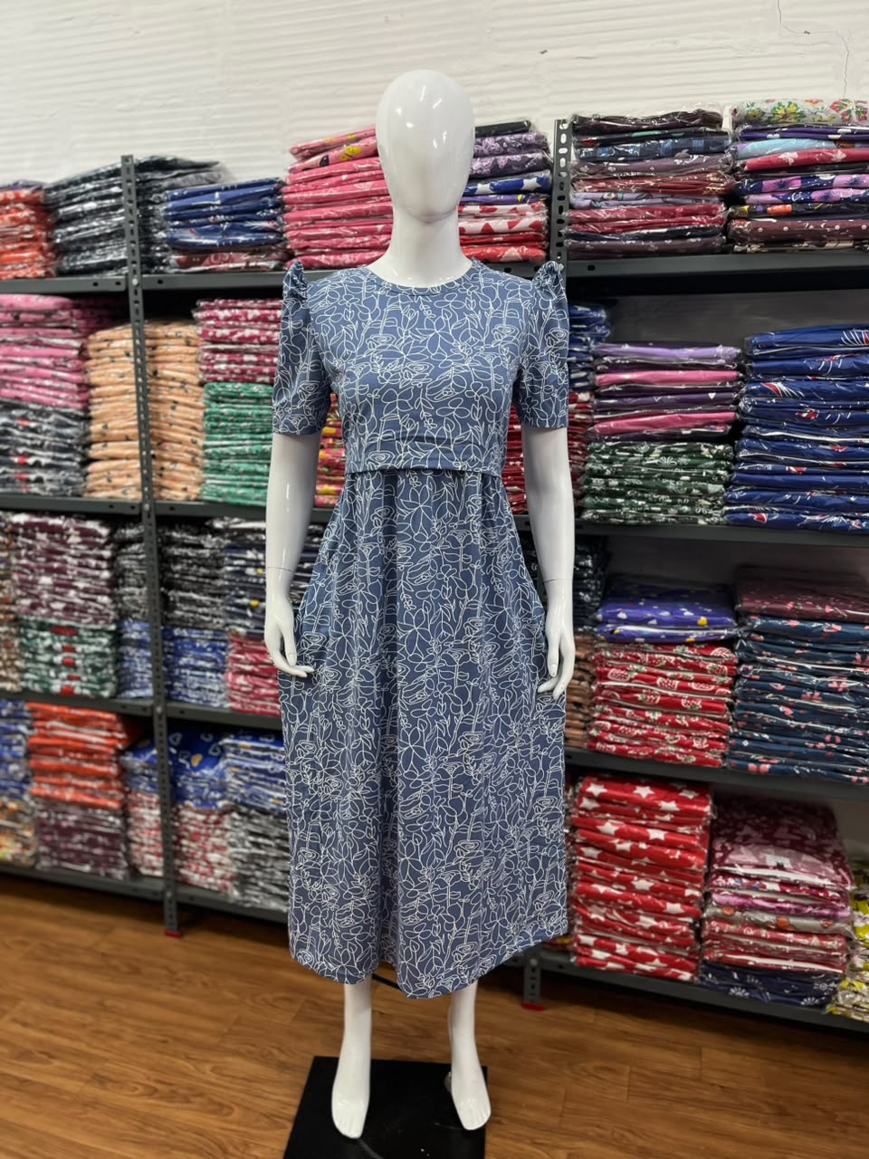 Zipless maternity and feeding wear - ankle length w li