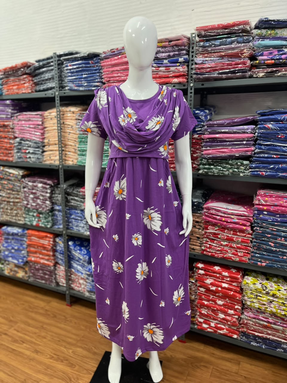 Shawl Type Zipless Maternity Wear Full Length sunflower 🌻
